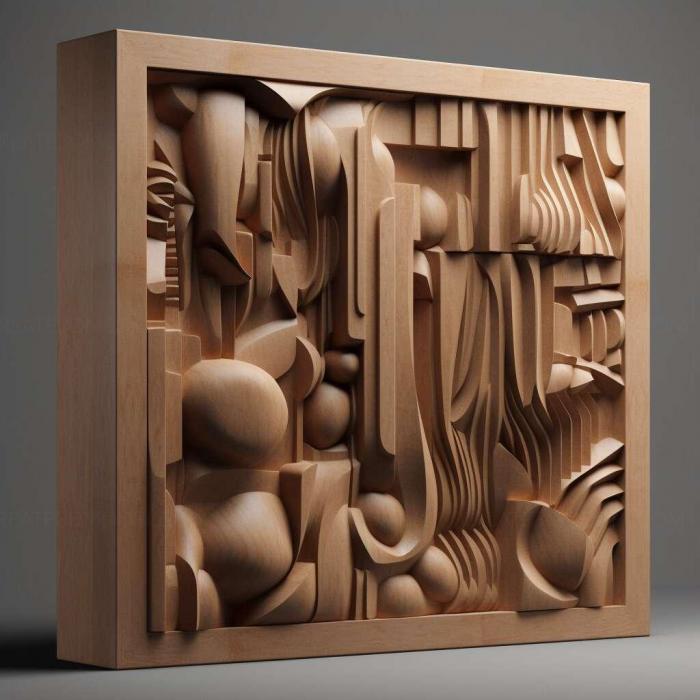 نموذج ثلاثي الأبعاد لآلة CNC 3D Art 